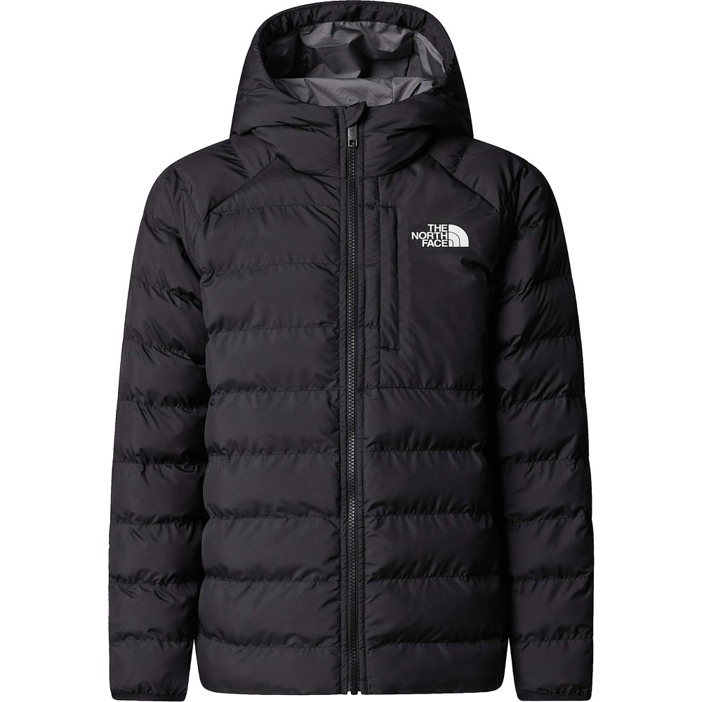 B REVERSIBLE PERRITO HOODED JACKET, TNF BLACK/SMOKED PEARL