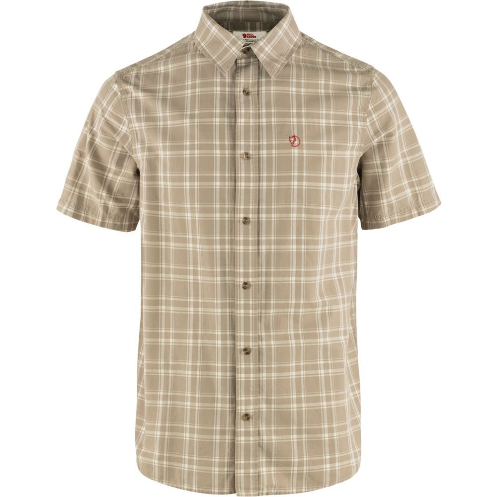 Övik Lite Shirt SS M Fossil-Chalk Rose