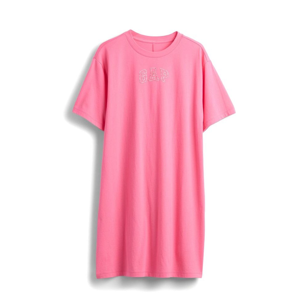 Šaty s logem Růžová