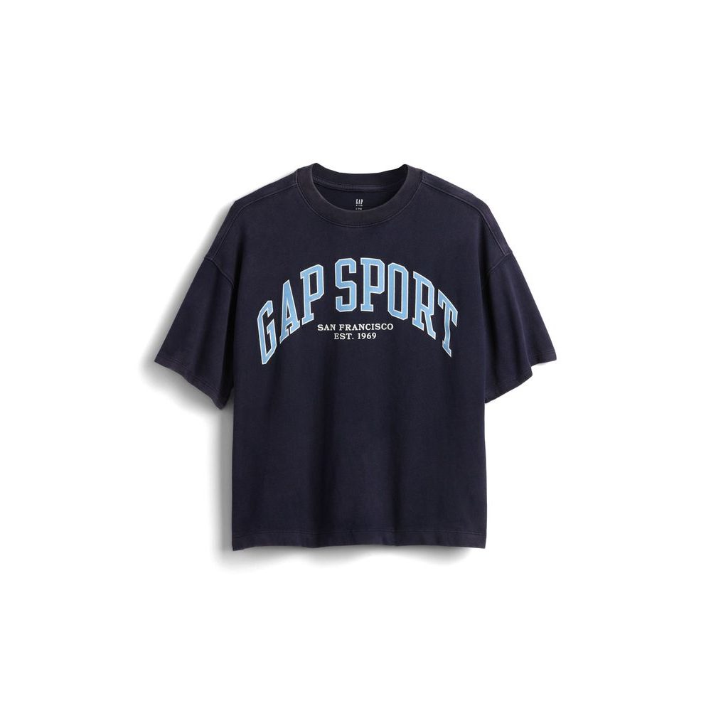 Dětské oversize tričko Gap Sport Tmavě modrá