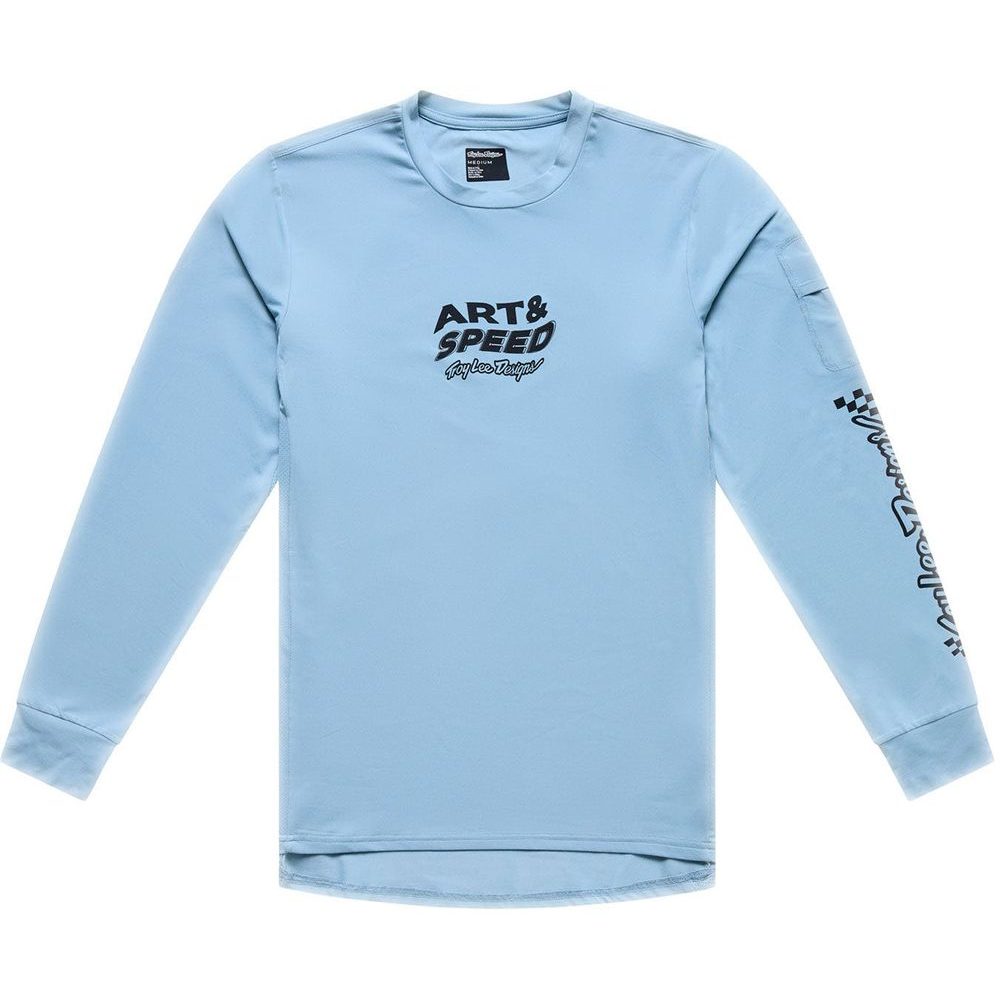 RUCKUS RIDE TEE WAVES DAWN BLUE