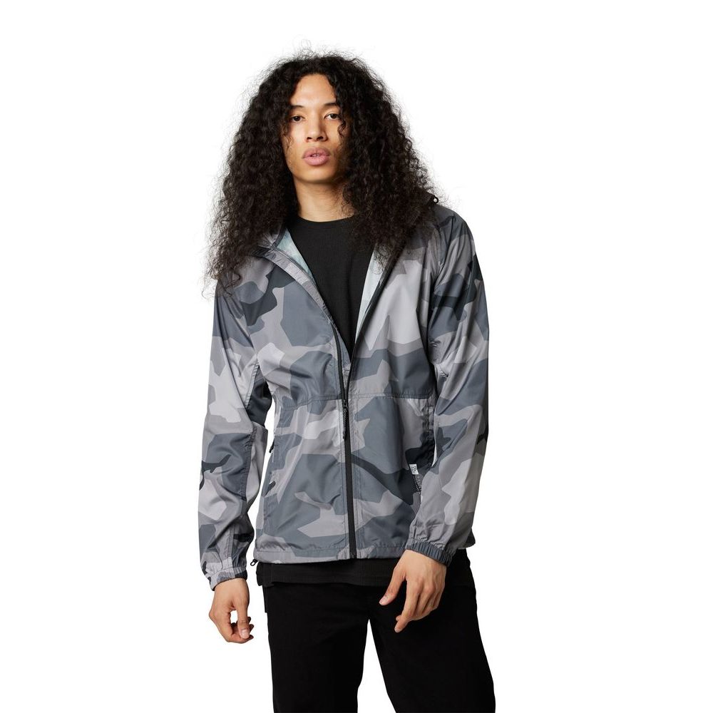 Grey camo windbreaker sale