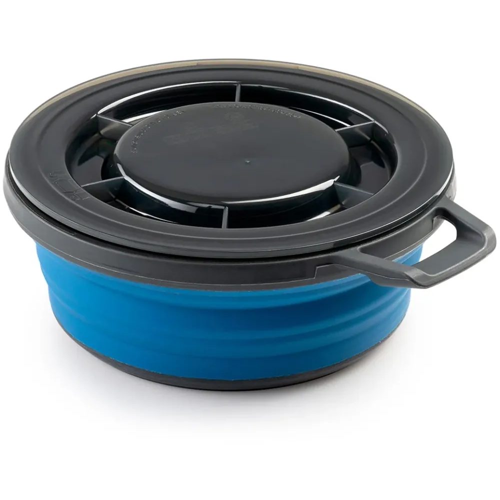 Escape Bowl + Lid; blue