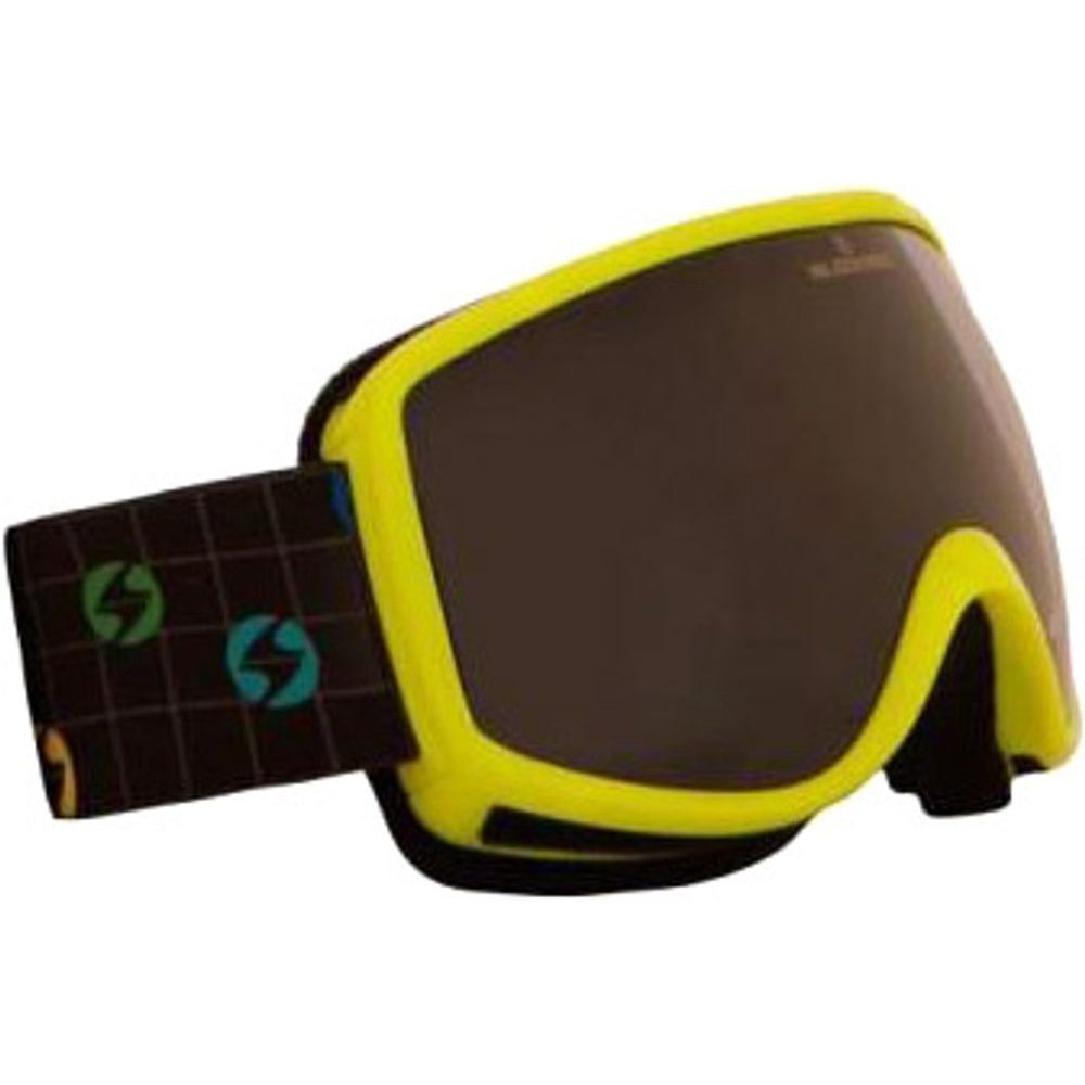 963 DAO, shiny neon yellow, amber lens