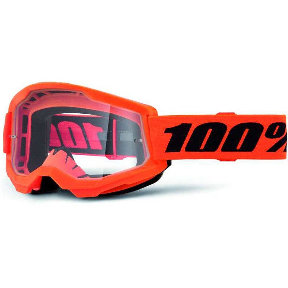STRATA 2 JUNIOR Goggle Neon Orange - Clear Lens