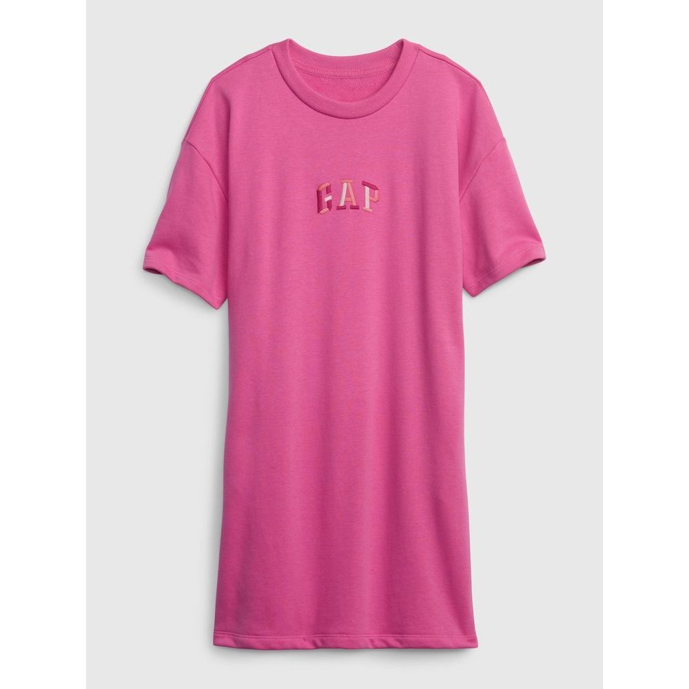 576092-00 Dětské šaty s logem GAP Růžová
