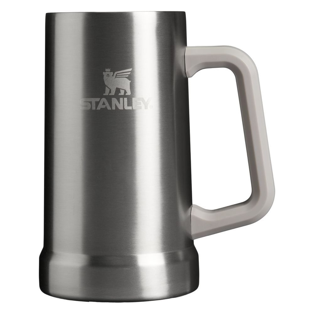 Big Grip Beer Stein 700 ml Stainless Steel Ash