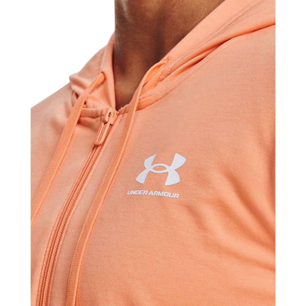 Under armour hoodie orange sale