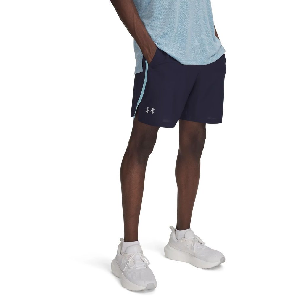 UA LAUNCH 7'' SHORTS, modrá