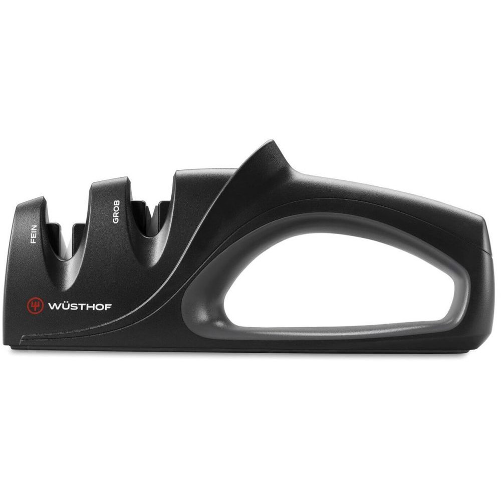 Brousek na nože dvoustupňový černý