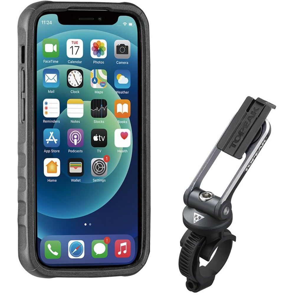RIDECASE pro iPhone 12 Mini černá/šedá
