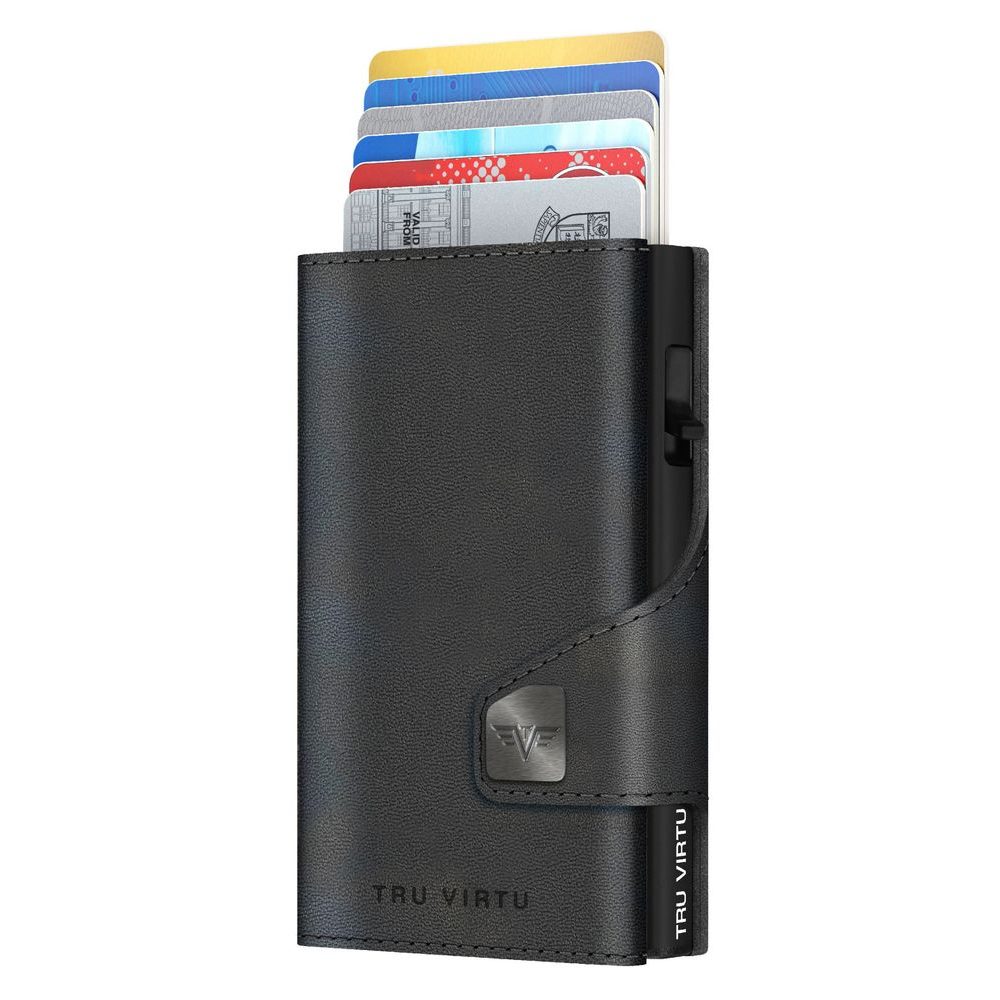 Wallet Click & Slide - recyklovaný PET Bio Corn Black / Black