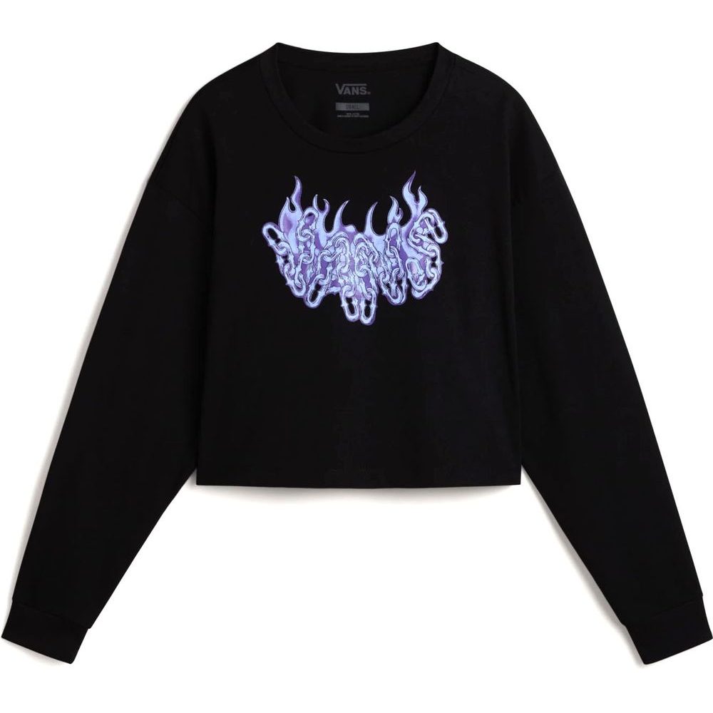 Hot Links LS Relax Crop Black