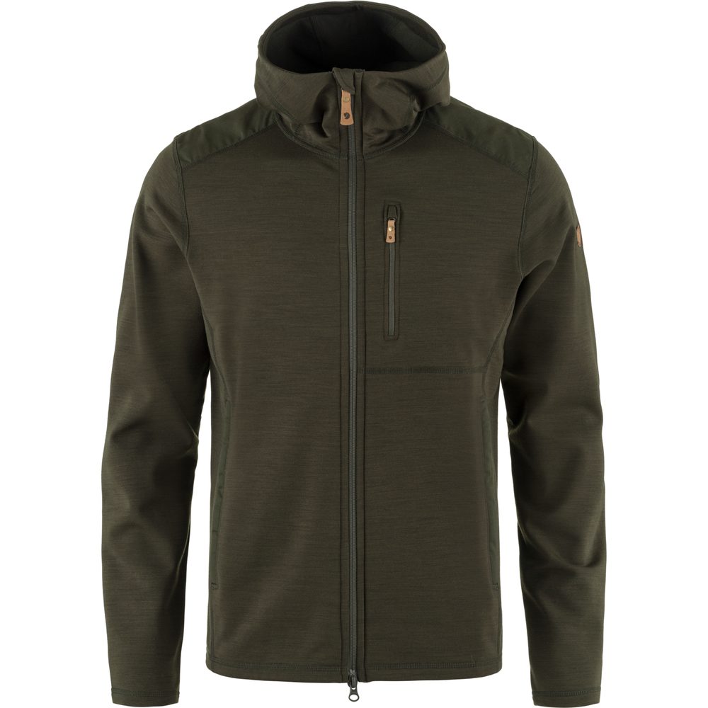 Keb Fleece Hoodie M, Deep Forest