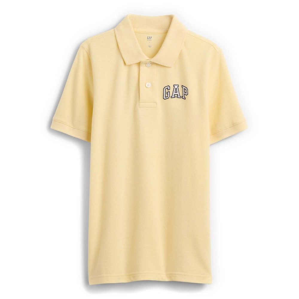 884299-01 Dětské polo tričko s logem Žlutá