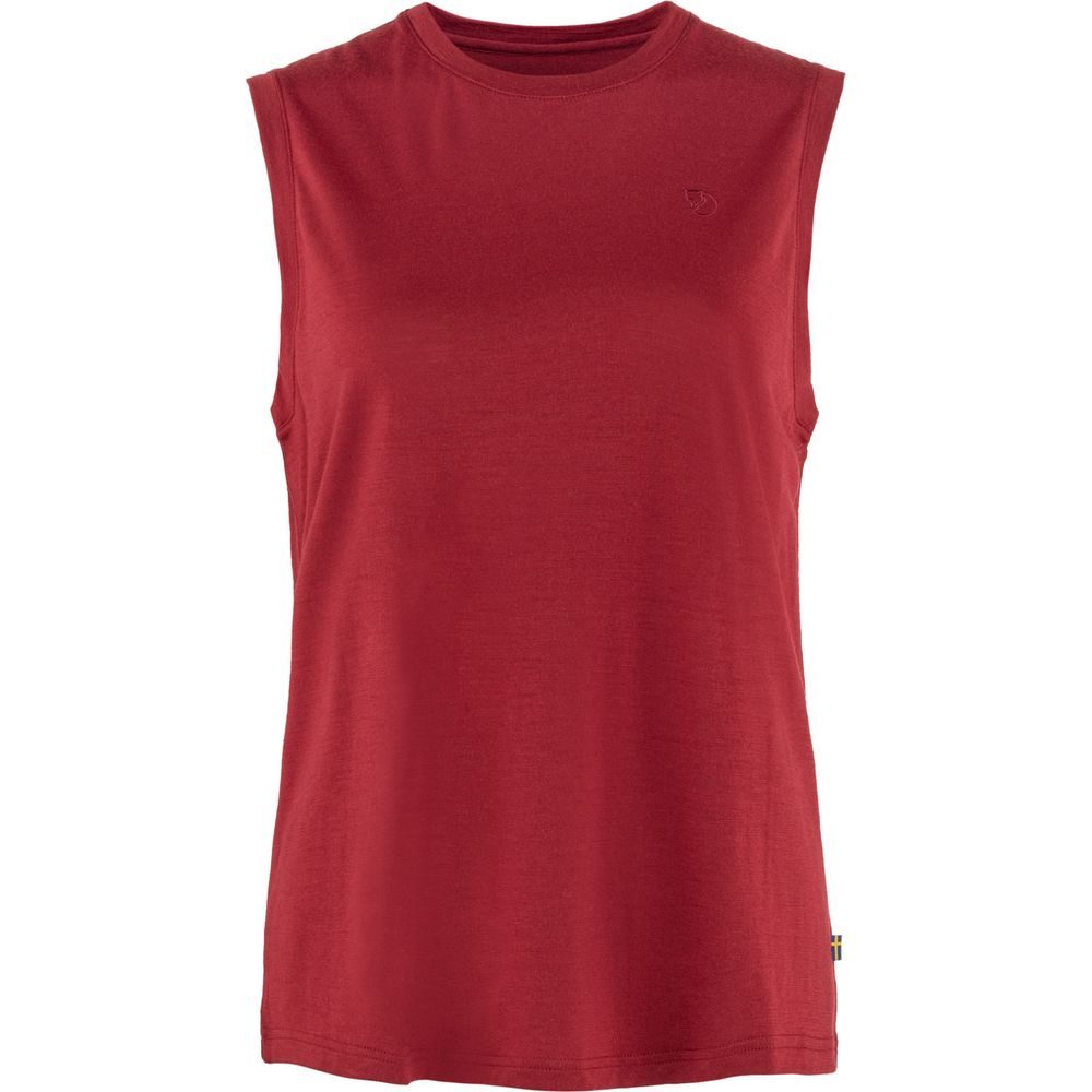 Abisko Wool Tank Top, W Pomegranate Red