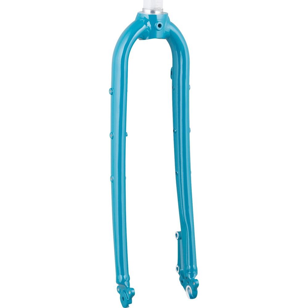 Fork Rigid Trek-Diamant 700c Disc/Curved 330mm, 52mm Teal