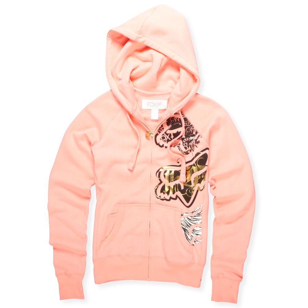 55573 232 Girls Animal Instinct Foxy Zip Hoody Mikina
