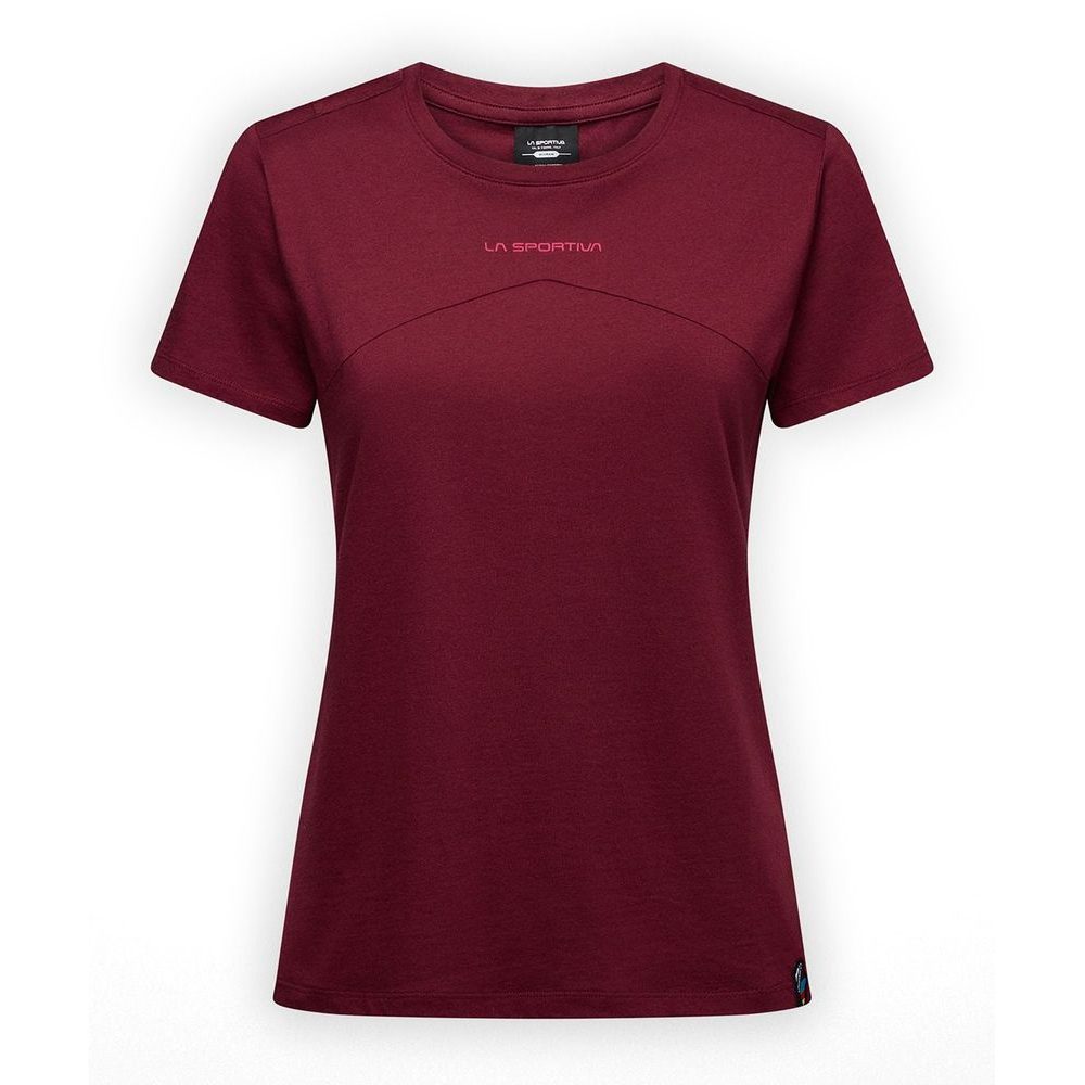 Roof T-Shirt W Redwood/Azalea