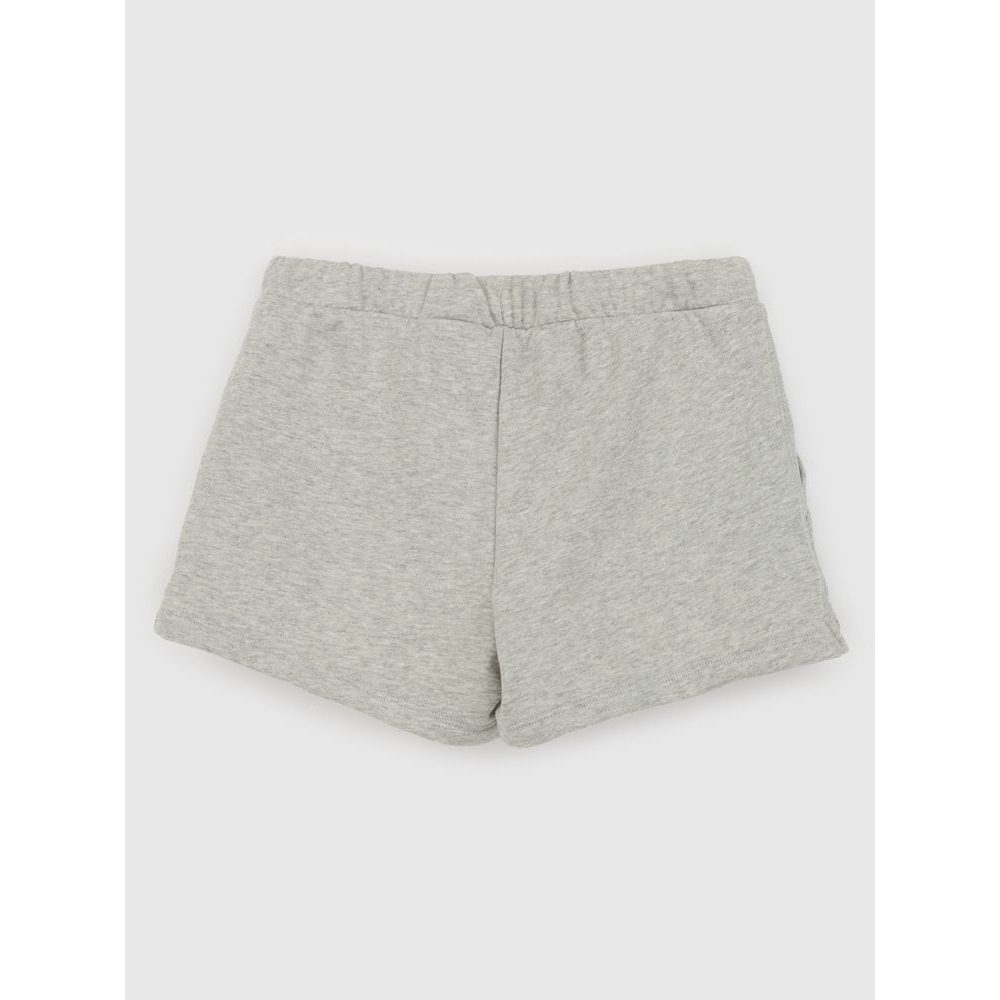 890984-00 Dětské kraťasy s logem Šedá