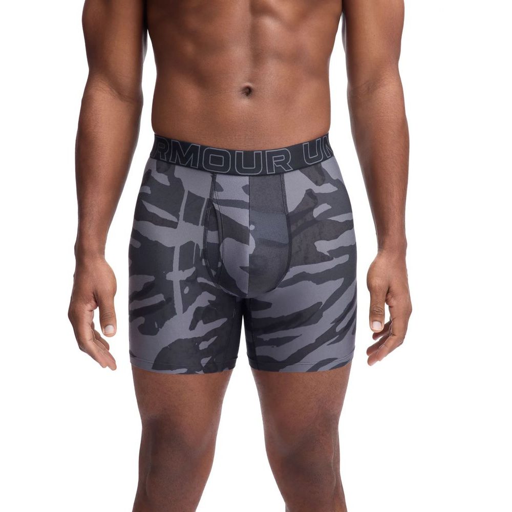 M UA Perf Tech 6in - 1pk BLK/GRE