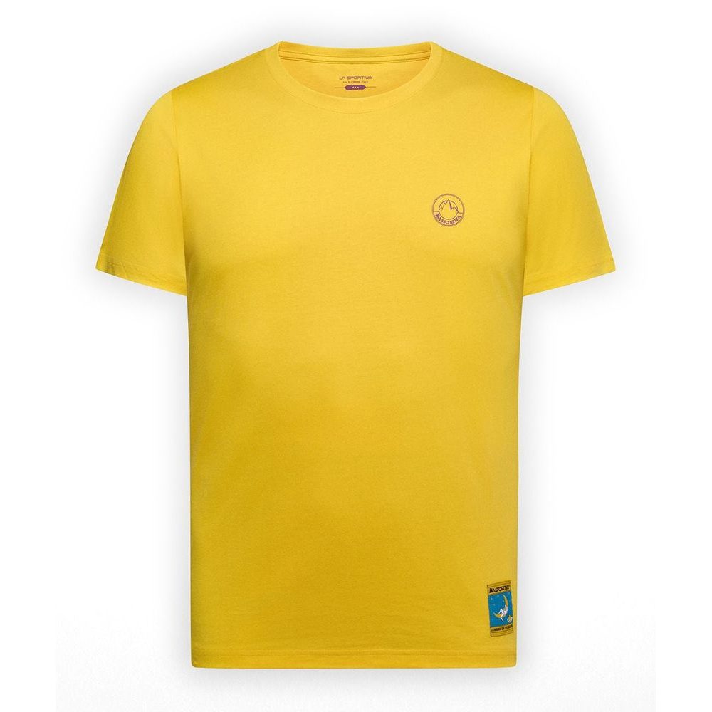 Climbing on the Moon T-Shirt M Giallo/Viola