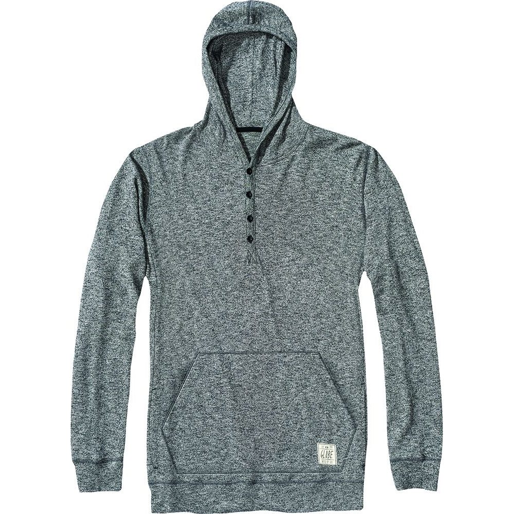 01223005 BUTLER CHARCOAL - pánské triko s kapucí