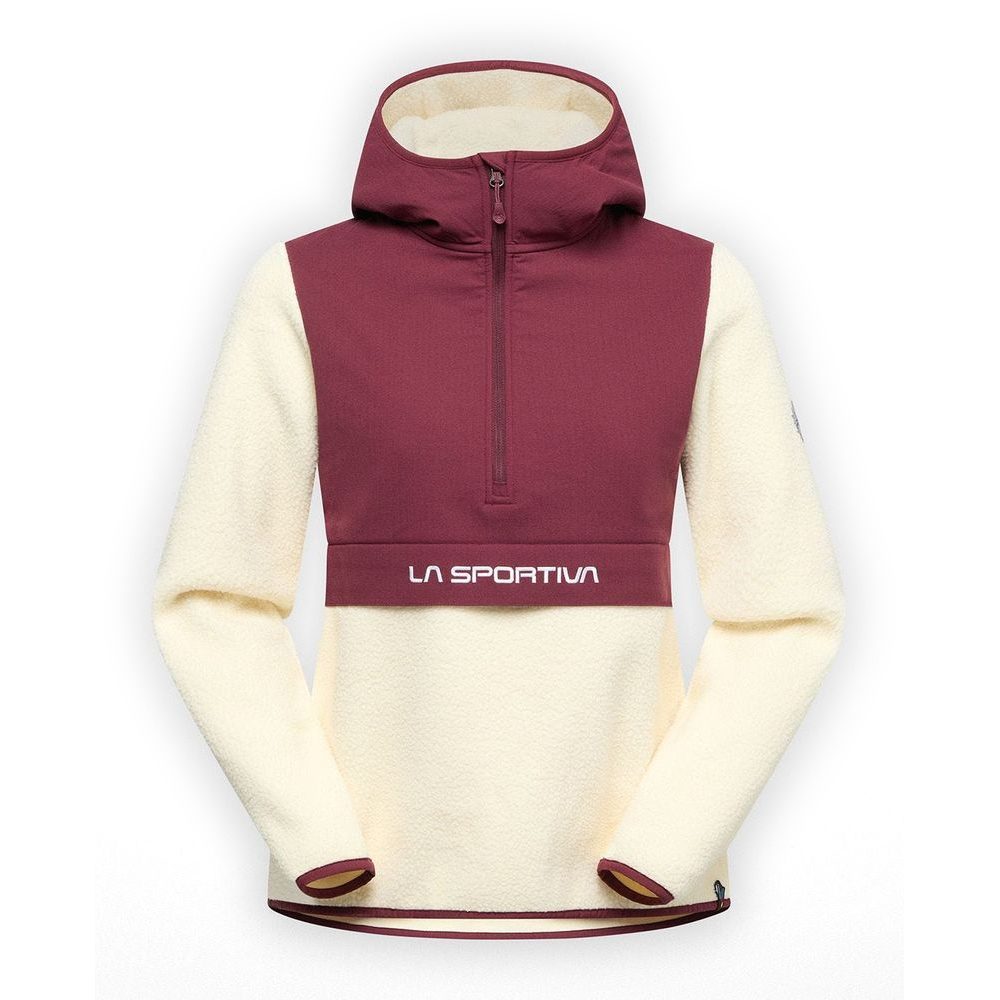 Guidance Sherpa Hoody W, Chalk / Redwood