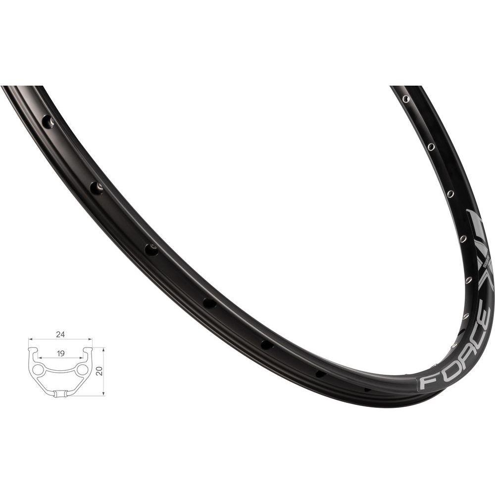 F XC BASIC DISC 559x19, 32děr, černý