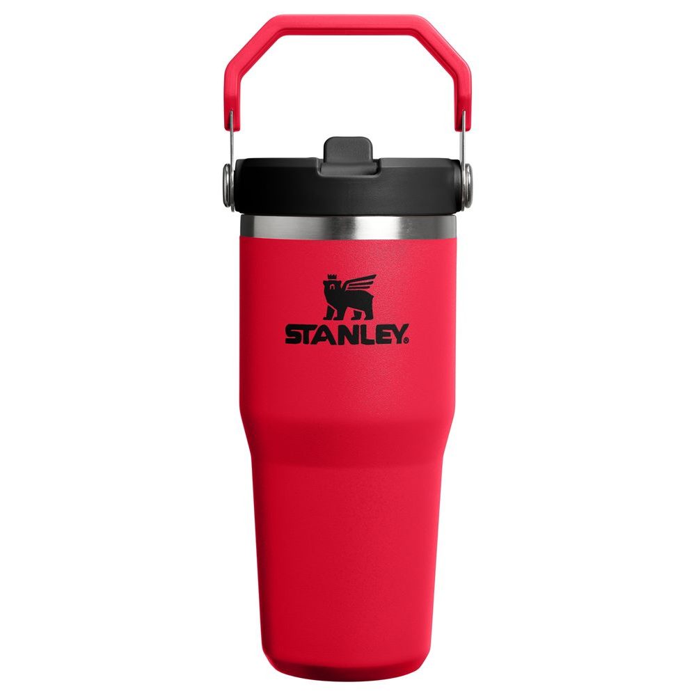 IceFlow™ Flip Straw 2.0 Tumbler 410 ml Chili Black