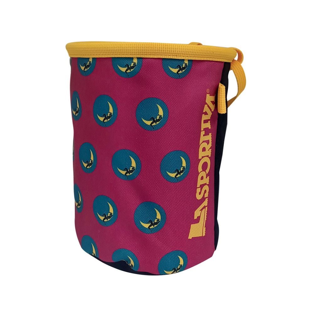 Climbing On The Moon Chalk Bag , Fucsia/Giallo