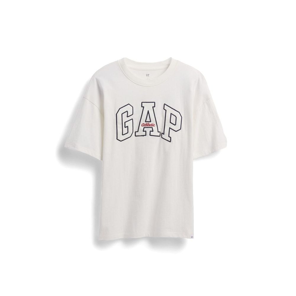 Dětské oversize tričko Heavyweight Athletic Logo Bílá