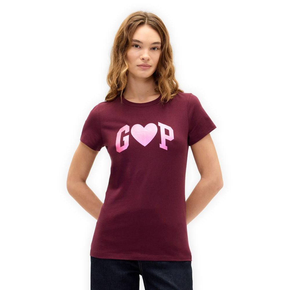 843334-02 Tričko s vaflovým vzorem Červená