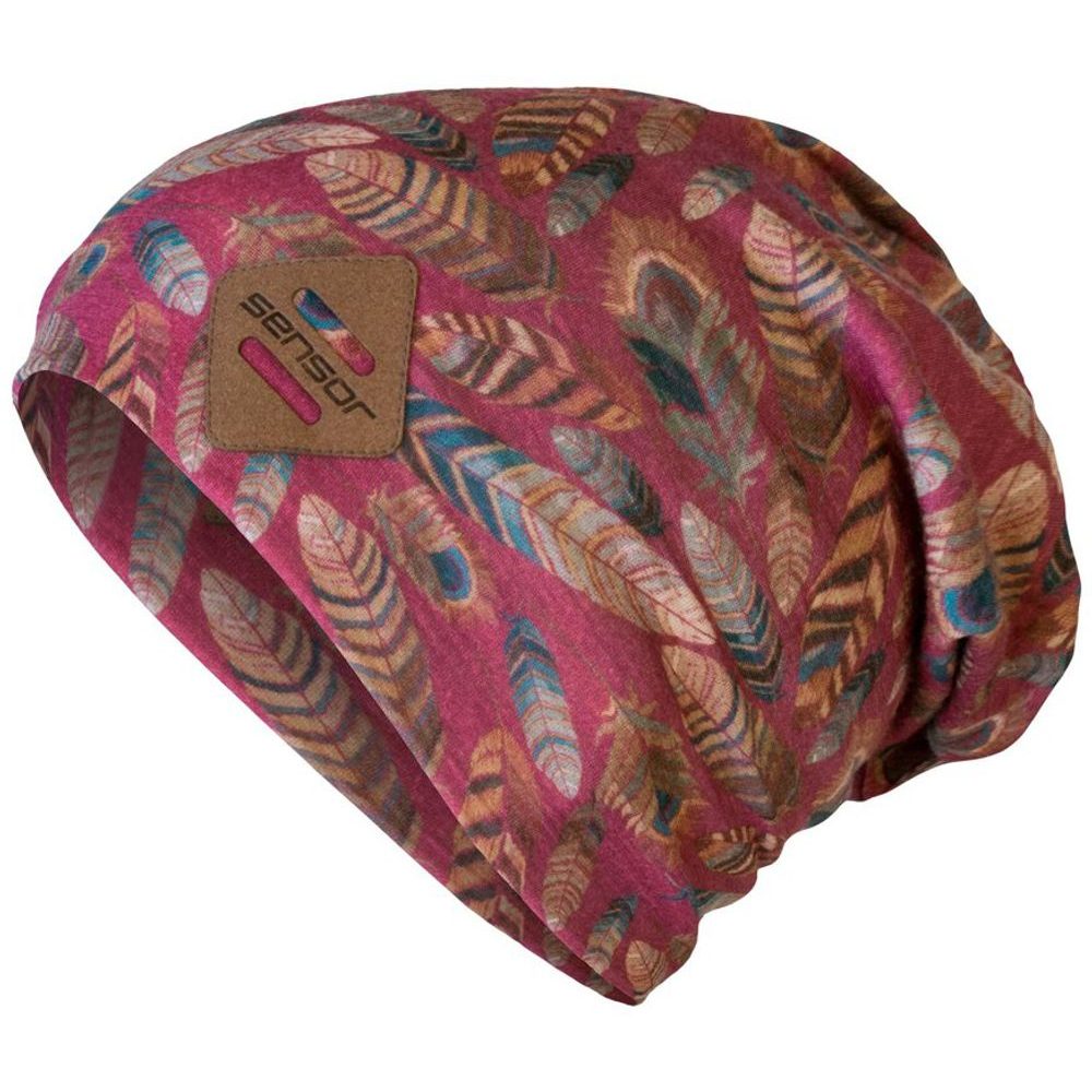 ČEPICE MERINO IMPRESS LOGO lilla/feather