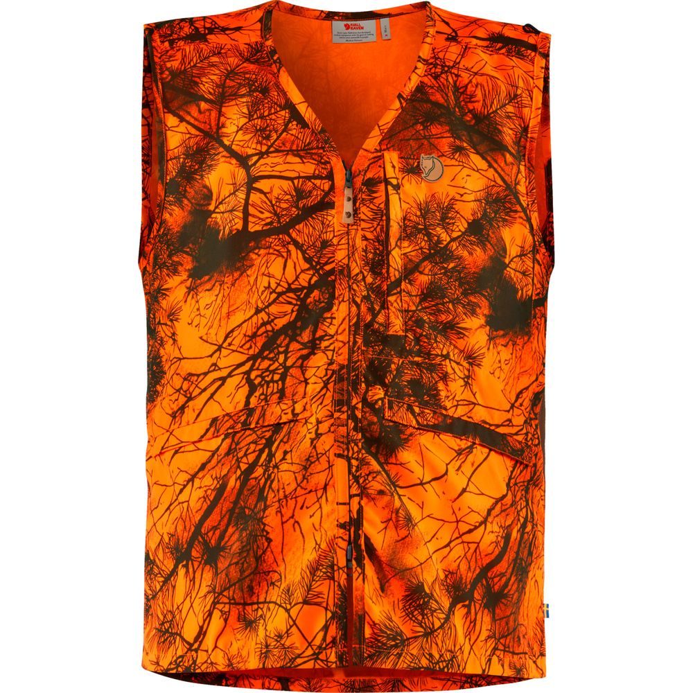 Värmland Vest Orange Camo