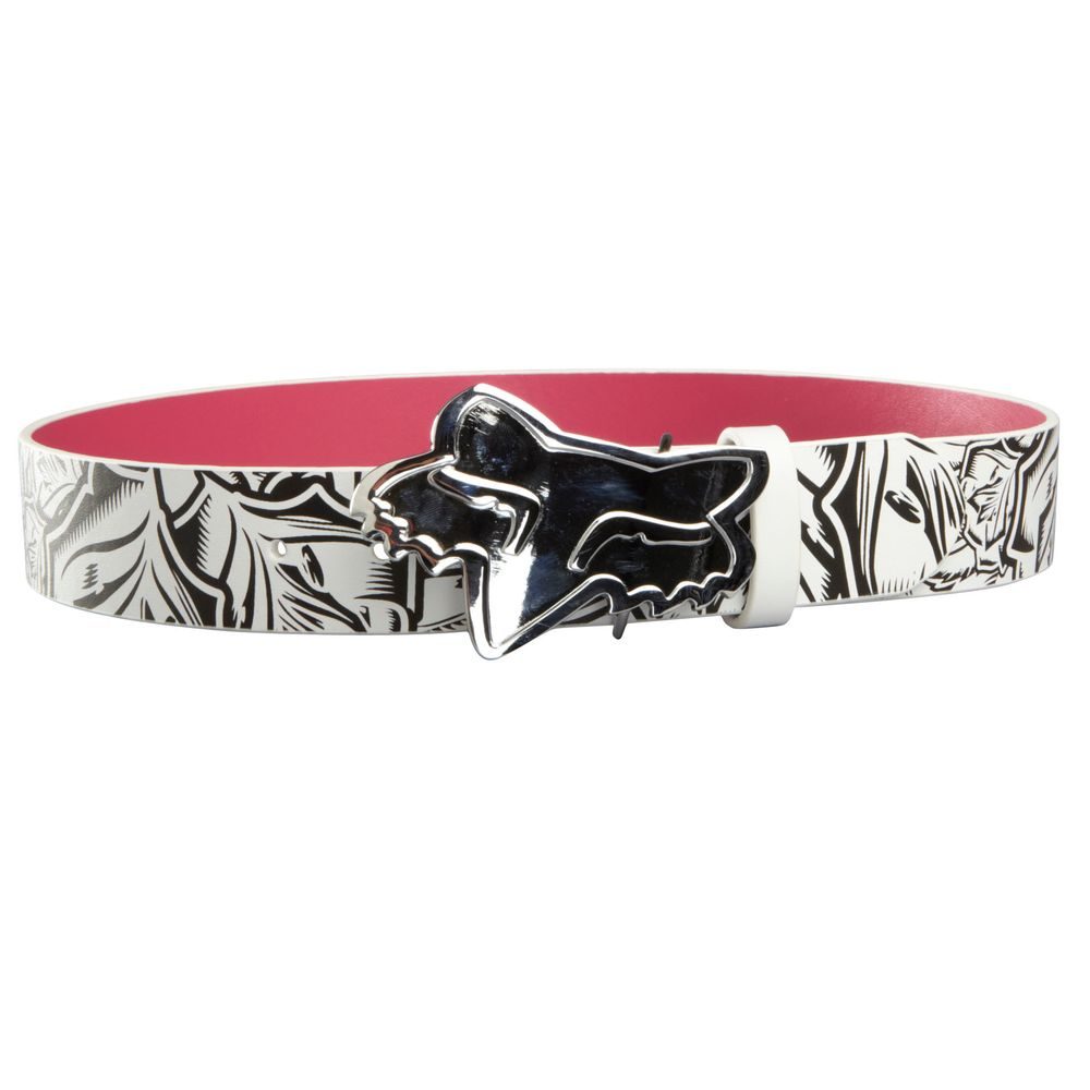 57665 008 Girls Honey Rockwell Belt Pásek White