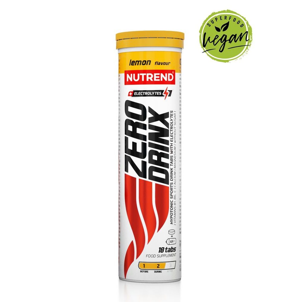 Zerodrinx Tabs, tuba, 18 tablet citron