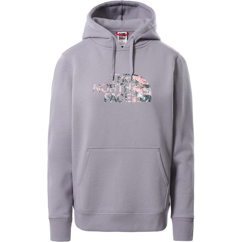 W DREW PEAK PULLOVER HOODIE MINIMAL GREY