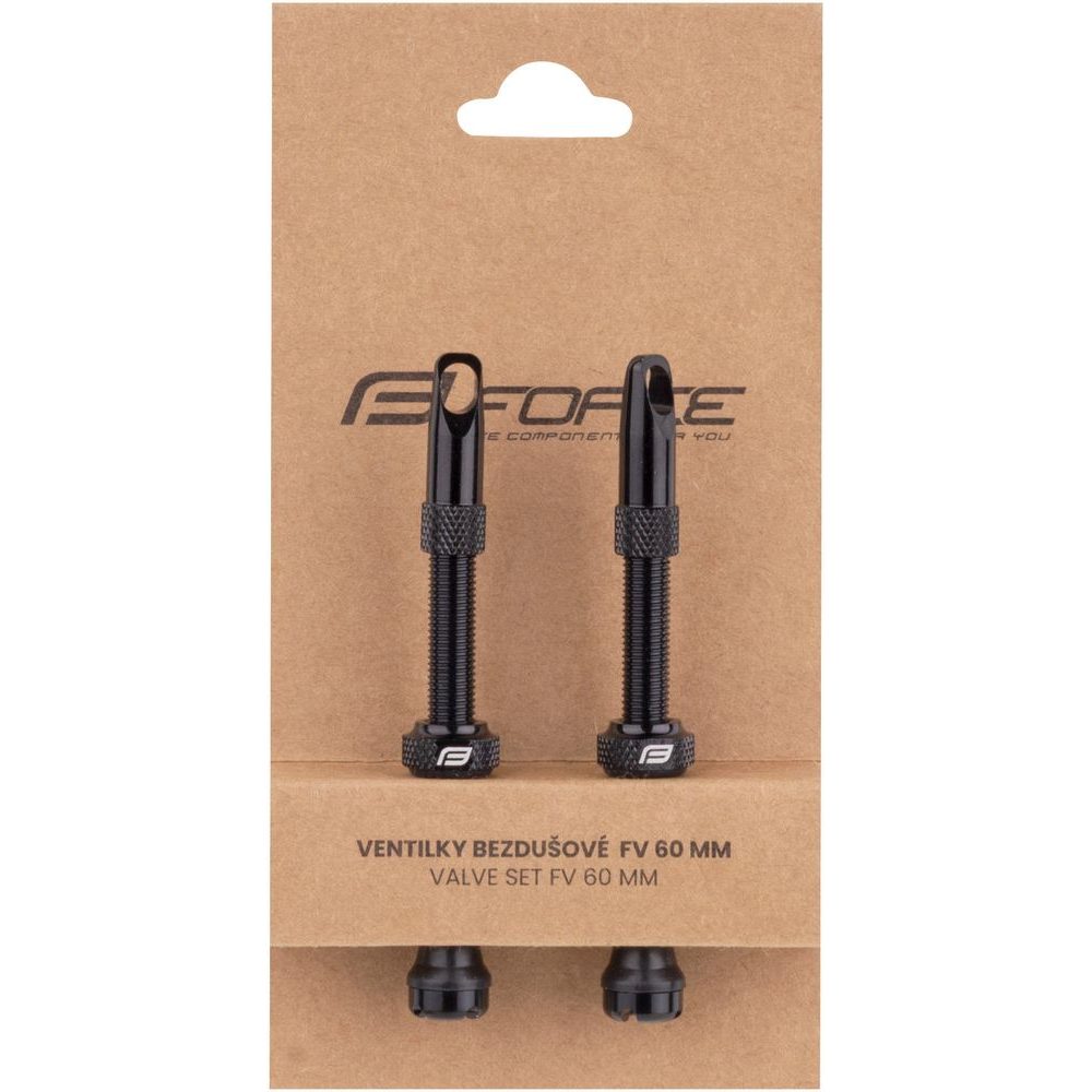F pro bezdušový systém 2xFV 60mm,čern