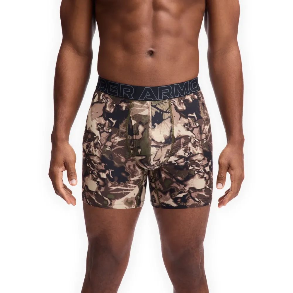 M UA Perf Tech 6in - 1pk BRW/BLK