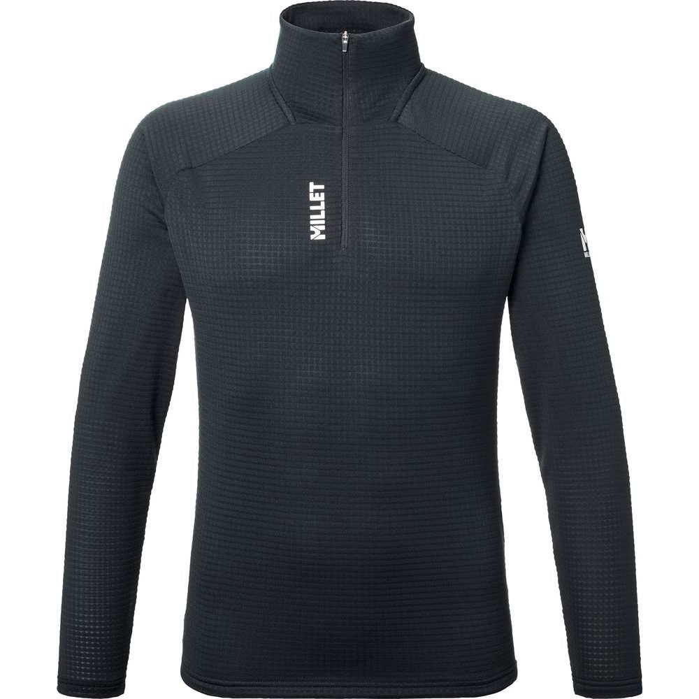 PARMELAN LIGHT FLEECE PO M BLACK - NOIR