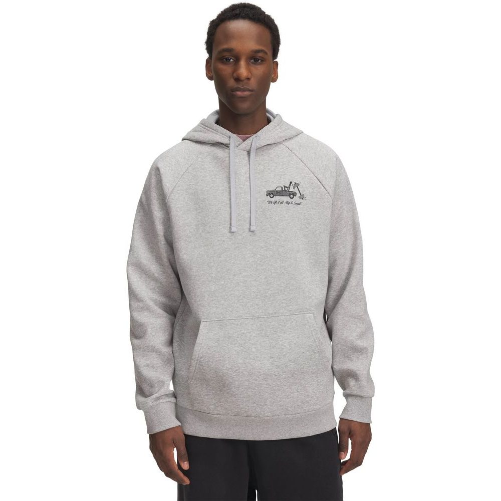 UA Rival Fleece HBR Logo HD-GRY