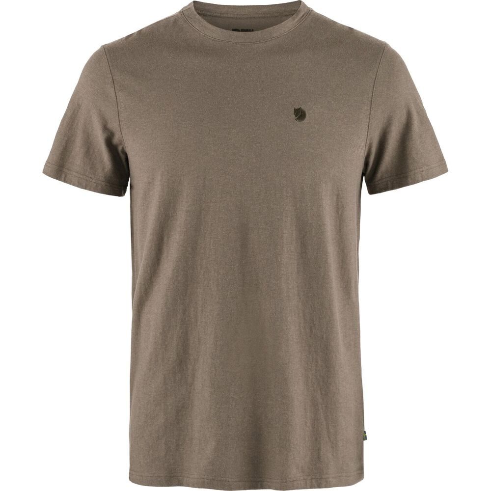 Hemp Blend T-shirt M Suede Brown