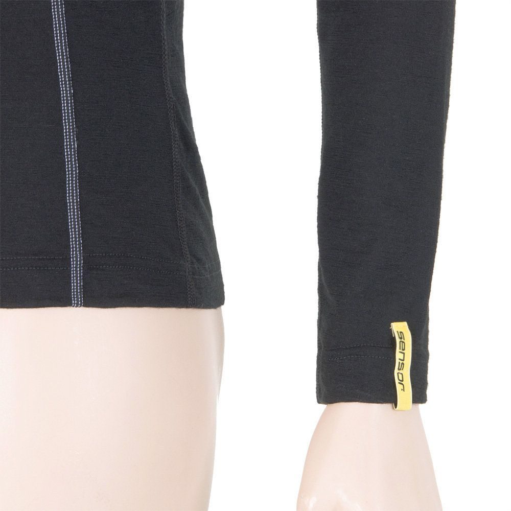 MERINO ACTIVE dámské triko dl.rukáv černá