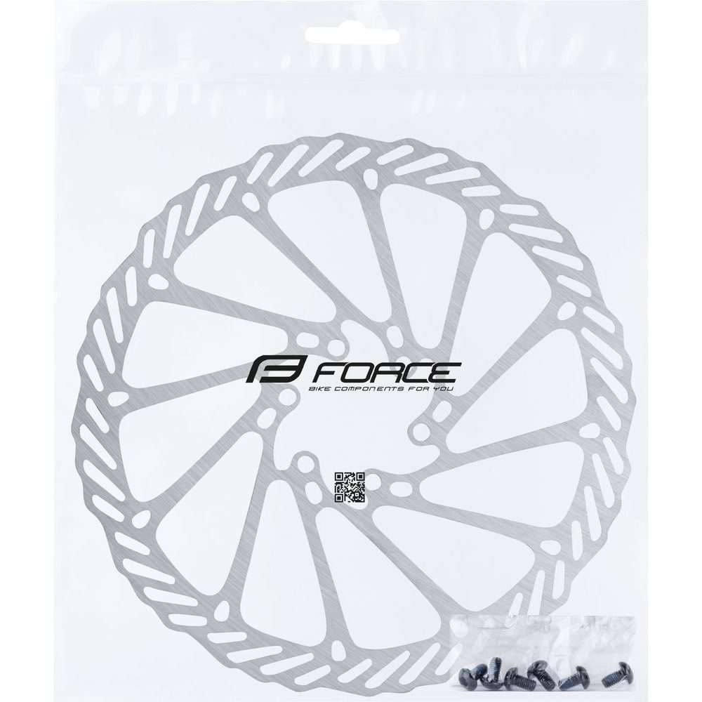 F-7 180 mm, 6 děr, stříbrný