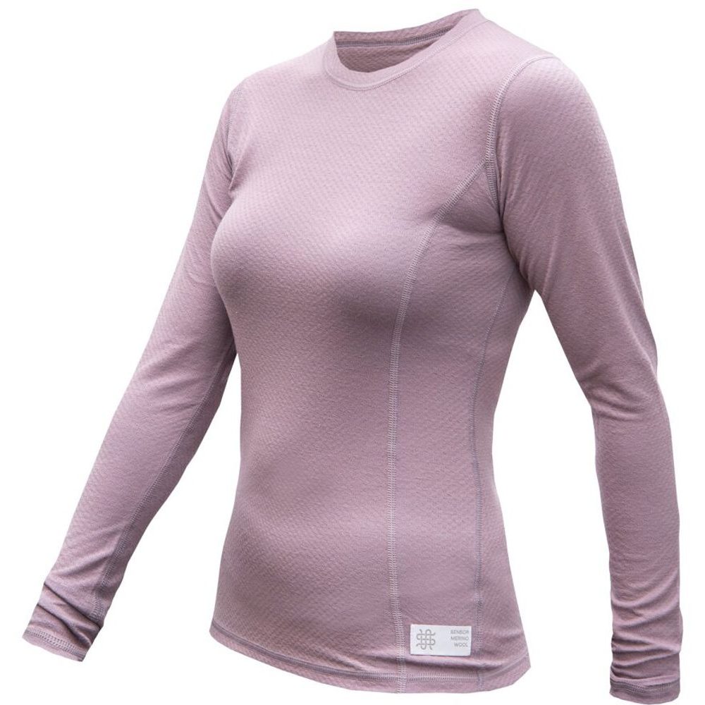 MERINO DF dámské triko dl.rukáv mystic violet