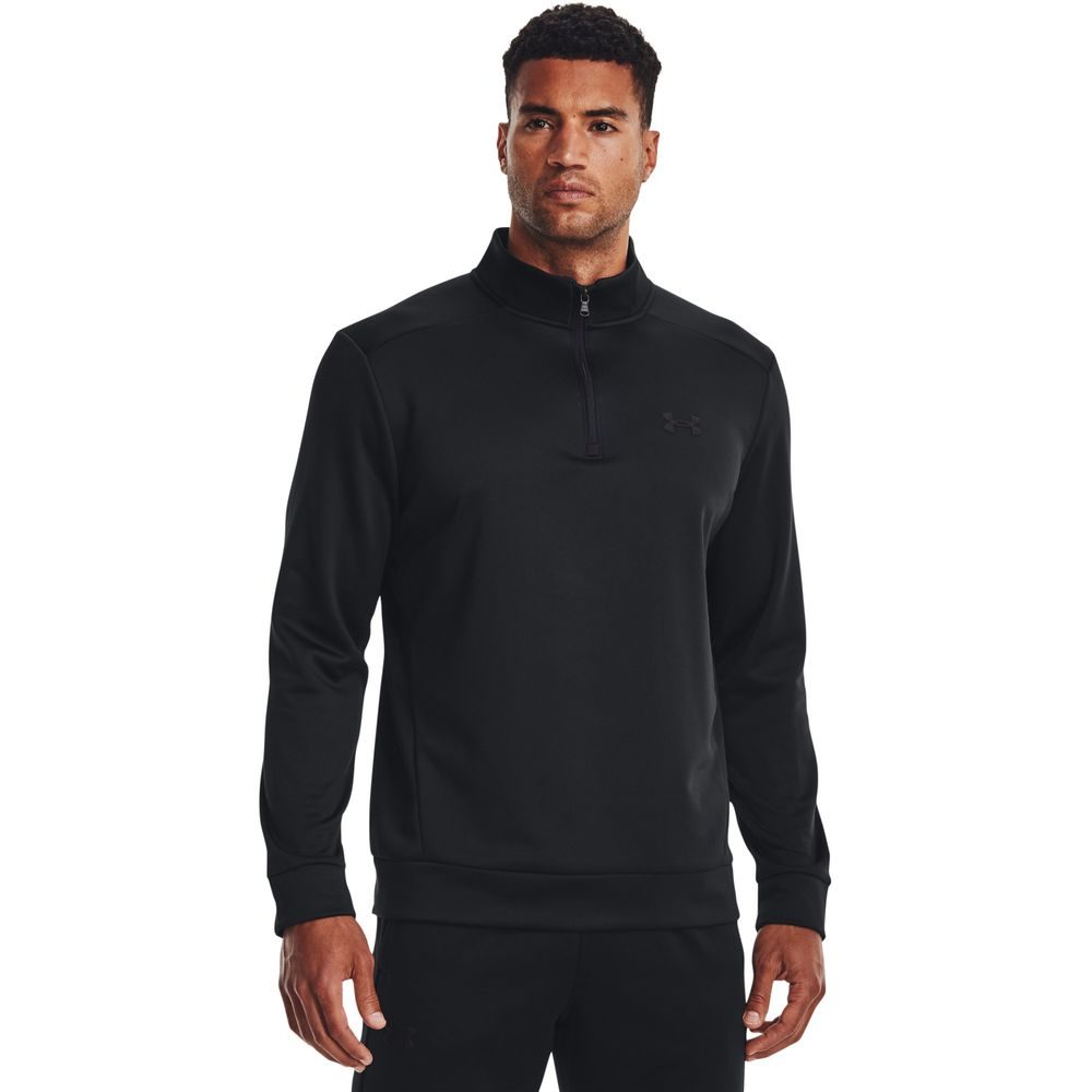 UA Armour Fleece 1/4 Zip, Black