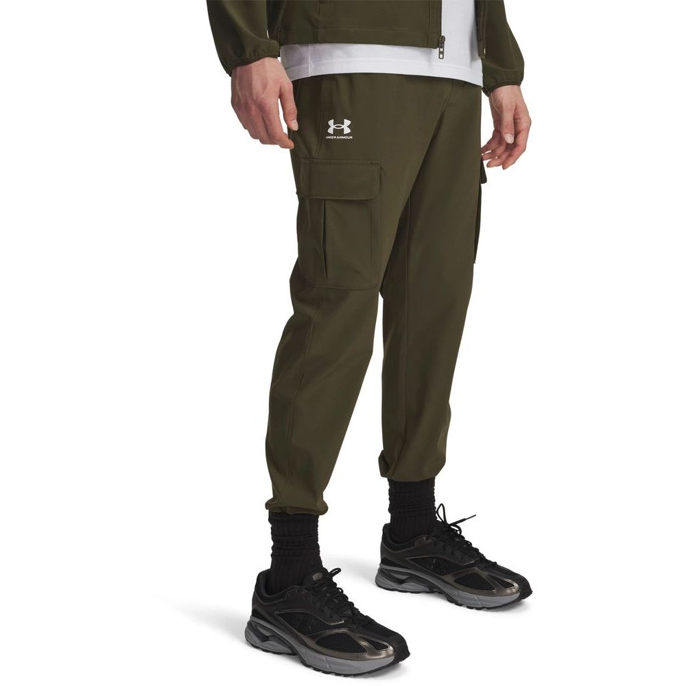 UA Vibe Woven Cargo Pants-GRN