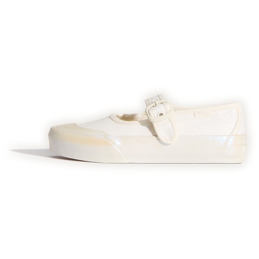 Mary Jane Glitter Pearl WHITE