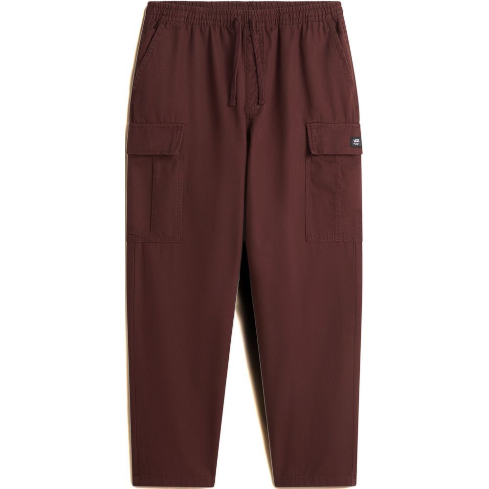 RANGE CARGO BAGGY TAPERED ELASTIC PANT BITTER CHOCOLATE
